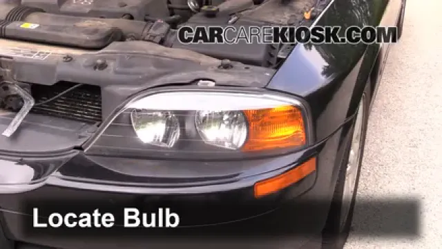 2002 Lincoln LS 3.9L V8 Luces Luz de giro delantera (reemplazar foco)